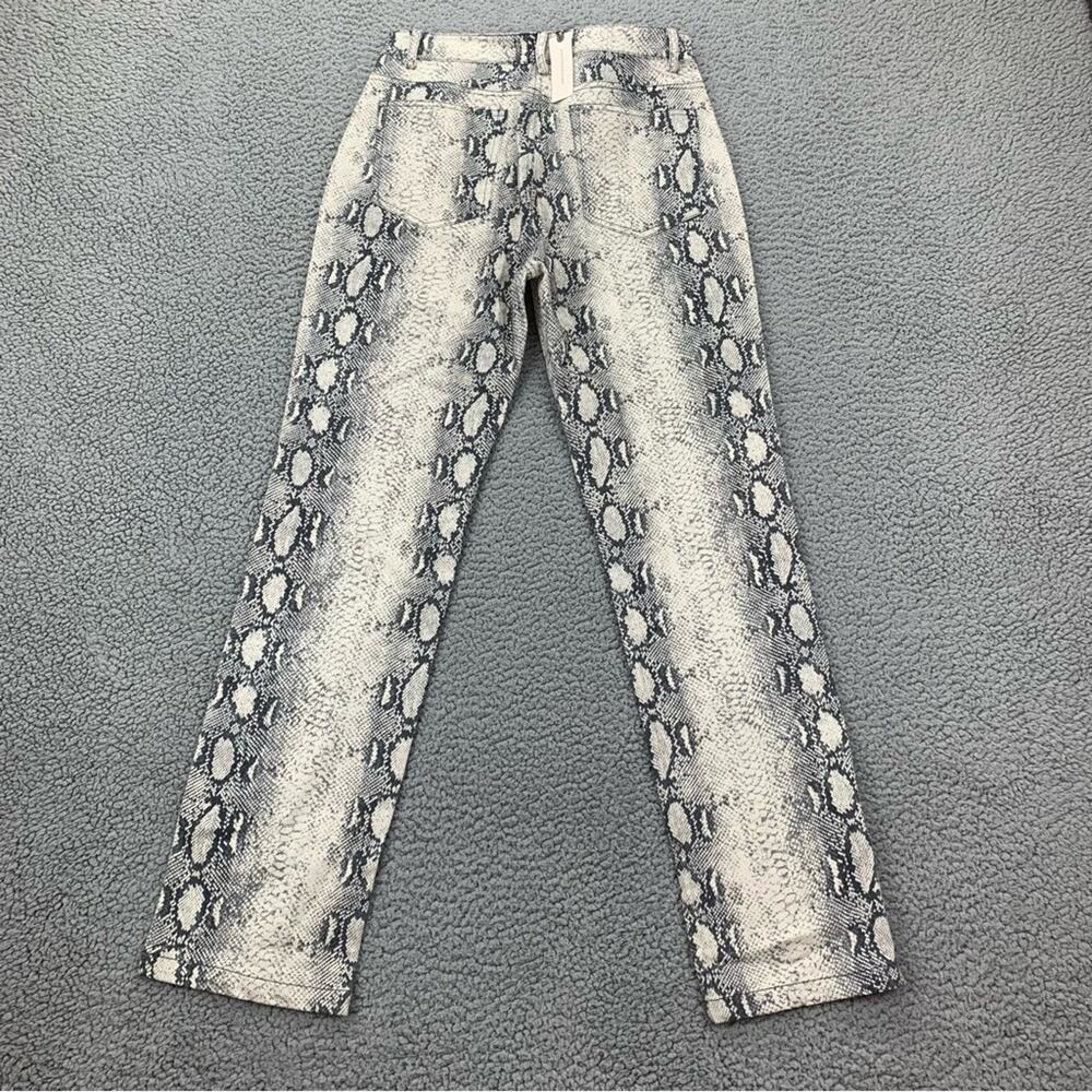 Current Air by Anthropologie Lela Snake Printed Straight Leg Pants  -  Size: M - Picture 3 of 16